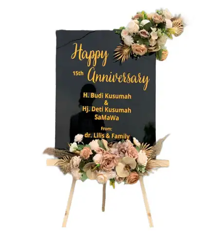 Papan Bunga Akrilik Stasiun Manggarai