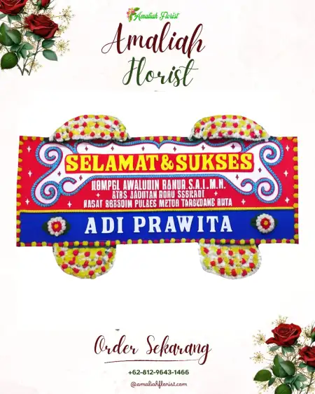 Papan Bunga Ucapan Selamat Stasiun Manggarai