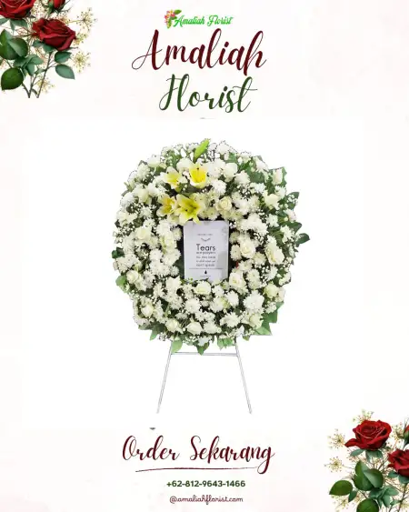 Krans Bunga Duka Stasiun Manggarai